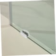 thumbnail image 4 of FONWILYO 4Set Adjustable Width Shower Door Guide for Sliding Shower Door Bottom Sill Guide Silver 5X4.2cm, 4 of 8