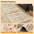 thumbnail image 6 of Washable Runner Rugs 2x6 for Living Room Soft Modern Abstract Low Pile Floor Carpet for Kitchen Hallway, Non-Shedding(Colorful), 6 of 7