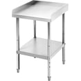 thumbnail image 1 of 12 In x24 In x30 In Stainless Steel Prep Table with Adjustable Legs and Undershelf Spill-Proof Baffle NSF-Certified Heavy-Duty Kitchen Workbench, 1 of 7