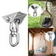 thumbnail image 1 of Hamaca 360 para silla colgante, montaje en techo, ganchos giratorios accionados por resorte, kit de herrajes esquí esquí Gafas de esquí, 1 of 5
