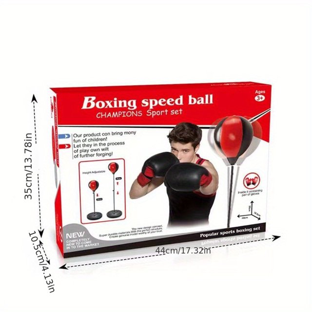 Juego De Saco De Boxeo, Entrenador De Boxeo, Juego De Boxeo, Juguetes De Pelota De Boxeo De Velocidad Para Interiores Y Exteriores Para Niños