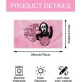 thumbnail image 3 of Pink Funny Ghost Door Mat 17 x 29 Inch - Horror Ghost Entryway Rug, Romantic Halloween Valentine''s Day Outdoor Front Door Welcome Mat for Home, Kitchen, Bathroom Decor, 3 of 6