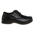 thumbnail image 2 of French Toast Little Kids Boys Jet Black Classy Lace-up Low Heel School Shoes, Size: 1, 2 of 7