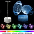 thumbnail image 3 of YSTIAN Rugby 3D Illusion American Football Night Lights,16 Colors Changing Desk Lamp with Remote Control Dimmable,Room Decor Birthday Gifts, 3 of 7