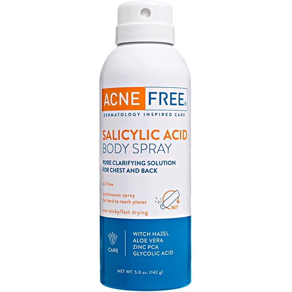 ACNEFREE Salicylic Acid BODY SPRAY 5 oz.