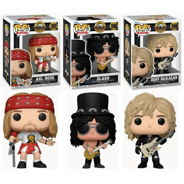 Figura de colección Funko Guns N Roses Pop! Set completo (3)