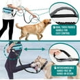 thumbnail image 5 of PetAmi Hands Free Dog Leash, Dog Running Leash Belt for Walking Jogging, Dog Waist Zipper Pouch Fanny Pack with Poop Bag Dispenser, Dual Padded Handle Bungee Leash for Small Medium Large Dogs, Double, 5 of 8