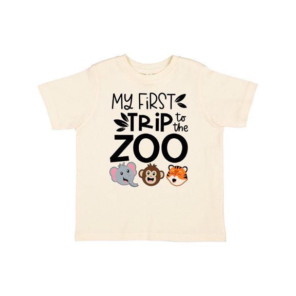 Inktastic My First Trip to the Zoo Cute Animals Boys or Girls Toddler T-Shirt