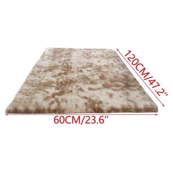 Leodye 1PCS Area Rugs for Living Room Rugs for Bedroom Carpet Fluffy Furry Soft Shag Aesthetic Plush High Pile Throw Rug for Room Dorm-31.5*19.7IN