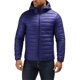 thumbnail image 1 of Ceisia Men's Hooded Standing Collar Functional Pockets Gift Solid Color Jacket - nylon for Daily & Outdoor Wear, 1 of 9