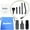 8-PC Kit+Bag+Adapter, variant on MaximalPower Mini/Micro Vacuum Attachment Tool Kit 8-PC Set Compatible for Bissell Miele Shark Combo (Bag only)