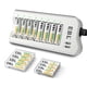 thumbnail image 1 of Baterías recargables y cargador EBL AA 2300 mAh (8 veces) y AAA 1100 mAh (8 veces), 1 of 7