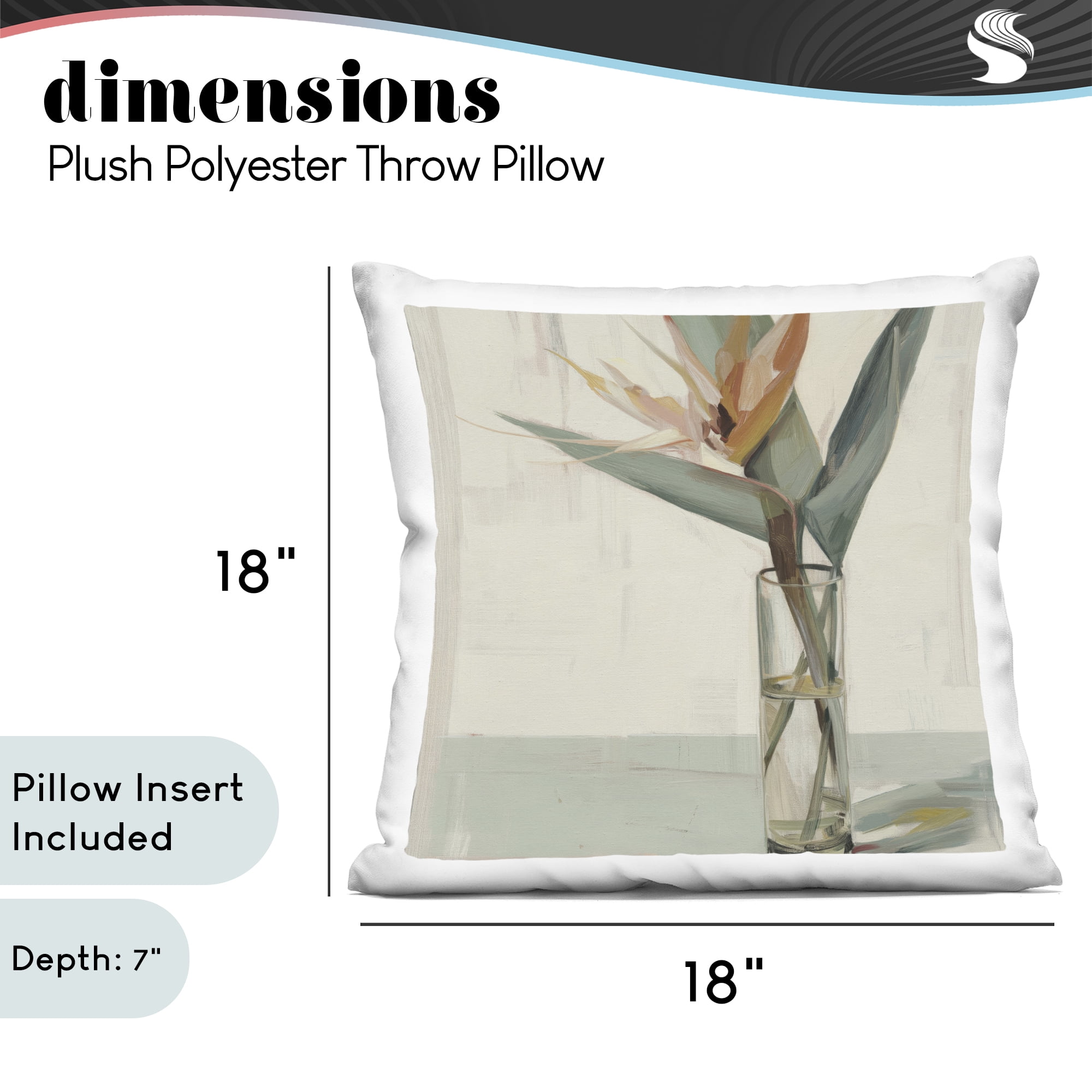 Stupell Industries Exotic Island Bloom Decorative Printed Throw Pillow, design by Svetlana Aleynikova