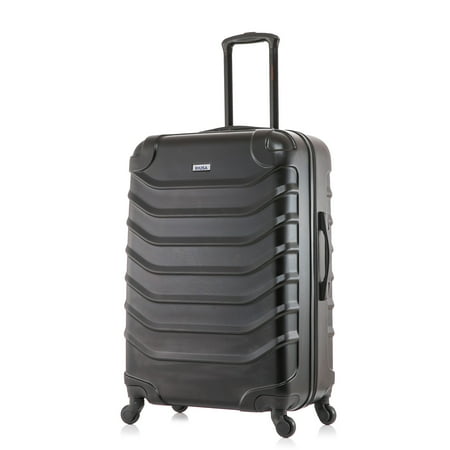 InUSA Endurance 28" Hardside Lightweight Luggage with Spinner Wheels, Handle, and Trolley, Black