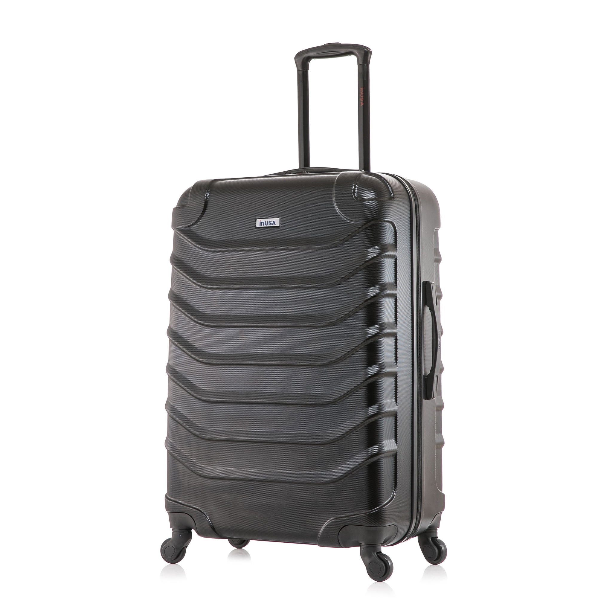 InUSA Endurance 28 Hardside Lightweight Luggage with Spinner Wheels Handle and Trolley Black