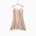 thumbnail image 6 of Yghzkop Women Sleepwear Solid Color Sleeveless Nightgown Built In Bra Adjustable Spaghetti Strap Camisole Home Dress Loungewear Short Pajama Dress, 6 of 6