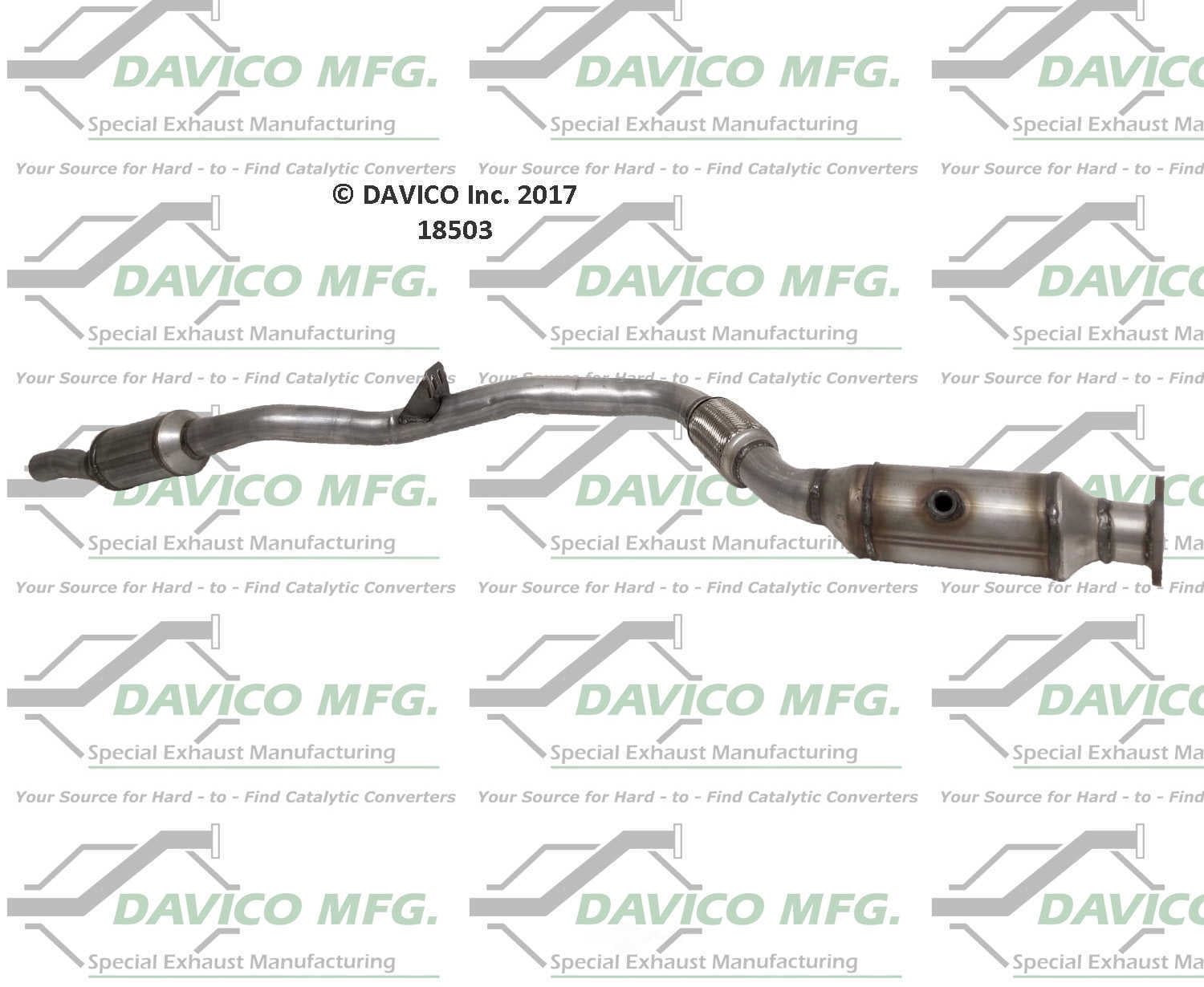 Davico Mfg 18503 Direct-Fit Catalytic Converter
