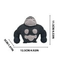 thumbnail image 3 of Black Stress Toy Stretch Monkey With Elastic Material, Sensory Fidget Design And Plastic Build For Anxiety Relief, Kids Children, 3 of 6