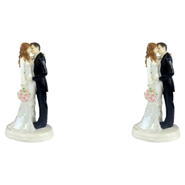 Wosthever Decoración de tartas, estatuilla de novio de novia