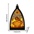 thumbnail image 3 of ChicYu Halloween Decorative Electronic Wind Lamp Tabletop Ornament Holiday Decoration Halloween Prop Fits Coffee Tables or Mantels, 3 of 5