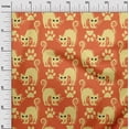 thumbnail image 3 of oneOone Cotton Poplin Orange Fabric Halloween Quilting Supplies Print Sewing Fabric By The Yard 56 Inch Wide, 3 of 4
