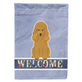 thumbnail image 1 of Carolines Treasures BB5650CHF Caniche Tan Drapeau de Bienvenue Toile Maison Taille, 1 of 4