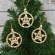 thumbnail image 3 of 3 piezas de adornos colgantes de madera de Navidad vintage, adornos artesanales de madera para manualidades, adornos colgantes para árbol de Navidad, regalos, 3 of 5