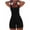 Black, variant on BLVB Women Workout Romper Yoga Ribbed Square Neck One Piece Seamless Tank Top Jumpsuit Seamless Gym Outfits