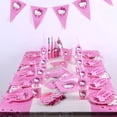 thumbnail image 2 of Decoraciones para baby shower de Hello Kitty Cat en color rosa Globos para el quinto cumpleaños de niñas Platos de papel Vajilla desechable Suministros para fiestas, 2 of 5
