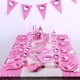 thumbnail image 2 of Decoraciones para baby shower de Hello Kitty Cat en color rosa Globos para el quinto cumpleaños de niñas Platos de papel Vajilla desechable Suministros para fiestas, 2 of 5