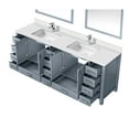 thumbnail image 4 of Dark Grey 84in X 22in Bath Vanity, Marble Top, Faucet , 34in Mirror, Long-lasting And Scratch- Stain Resistance W D Cultured Included, To Scratch, 4 of 7