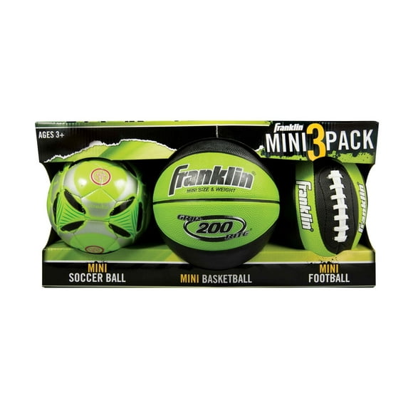 Franklin Sports 3 Pack Mini Ball Set