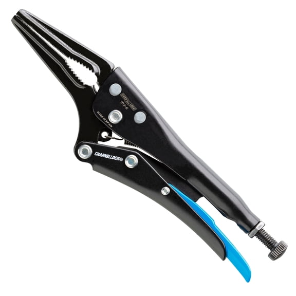 CHANNELLOCK 6” Combination Long Nose Locking Pliers, Ideal for Maximum Clearance in Confirmed Work Environments (103-6)