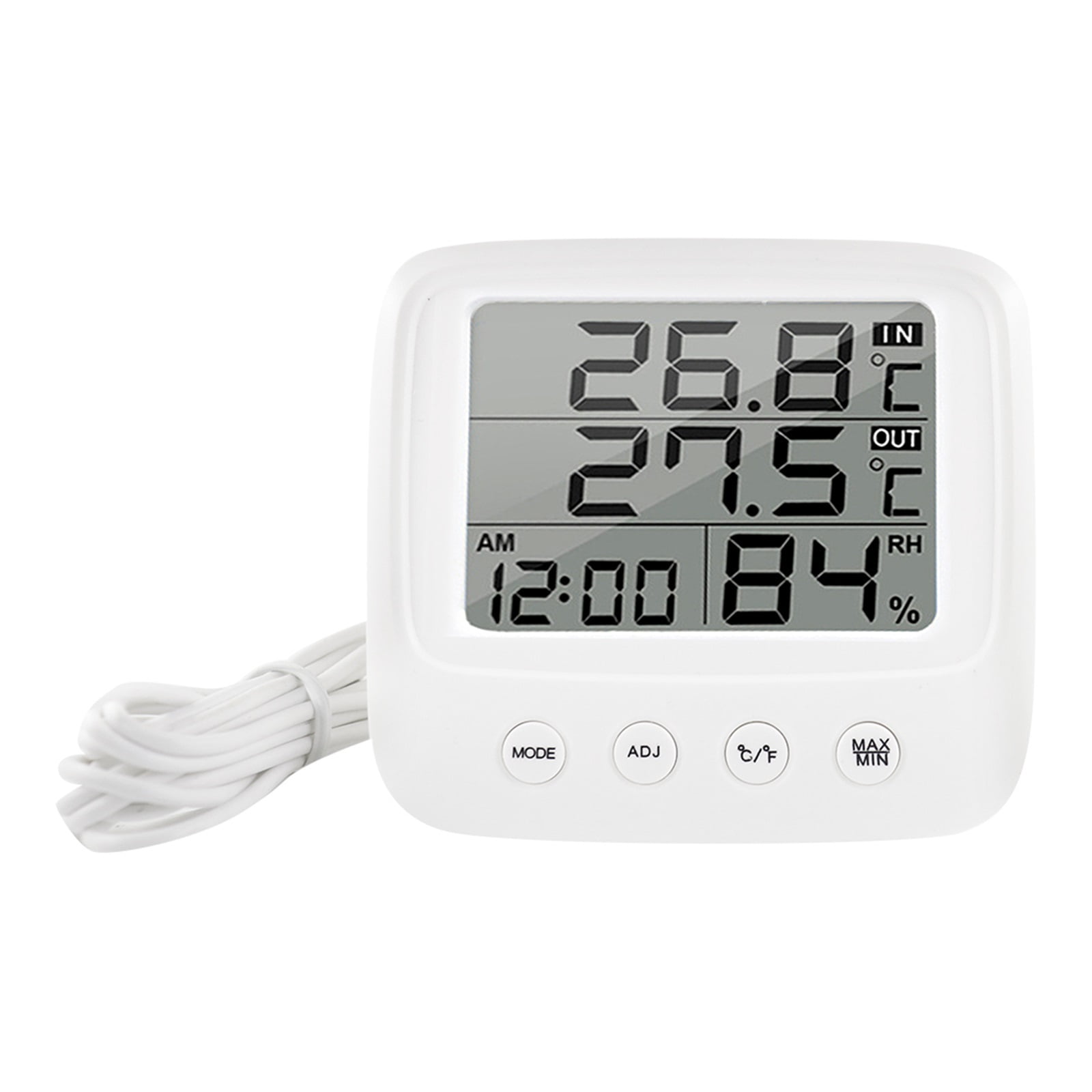 Digital LCD Indoor Convenient Temperature Sensor Humidity Meter Thermometer Hygrometer Gauge ,Simple Operation