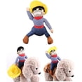 thumbnail image 1 of YSTIANN 1PC Small Pet Costumes Dog Costumes Christmas Cowboy Dog Clothes, Pet Riding Transfiguration of Cowboy Rider Style for Halloween Xmas Decorations Pets Birthdays Festivals WJ85-3015, 1 of 8