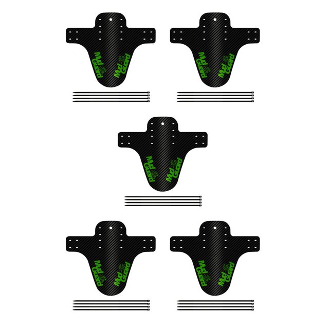 Soidarity Guardabarros para neumáticos de bicicleta Premium, guardabarros de fibra de carbono, protección delantera/trasera, engranajes fijos Type2 NO2