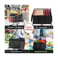 thumbnail image 3 of Insulated Food/pizza Delivery Bag Insulated Grocery Reusable Shopping Bags Insulated Cooler Bags, 3 of 5