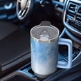thumbnail image 4 of 40 Oz Christmas Red Plaid Tumbler With Handle, Coffee Travel Cup, Festive Holiday Gift, 4 of 4