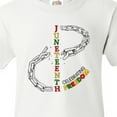 thumbnail image 4 of Inktastic Juneteenth-Celebrating Freedom- Breaking Chains Youth T-Shirt, 4 of 5