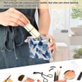 thumbnail image 6 of PU Leather Coin Purse Wallet Compact Water-Resistant Card Cases Money Organizers Blue and White Butterfly, 6 of 7