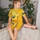 thumbnail image 4 of Fotbe Happy Cartoon Star Pijama Estampada de 2 Piezas para Niños – Ropa de Dormir de Manga Corta Cómoda para Niños y Niñas, Camiseta y Shorts de Algodón-X-Large, 4 of 6