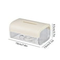 thumbnail image 3 of Transparent Wall - Mounted Toilet Tissue Box, Non - Perforated Toilet Paper Holder & Storage Rack for Bathroom Organization, 3 of 7