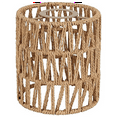 thumbnail image 3 of 2X Boho Shades Replacement 5.9In Height Pendant Sconce Shade Ceiling Fan Light Covers Cylinder Woven Lampshade, 3 of 10