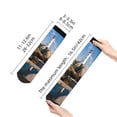 thumbnail image 5 of Bingfone Lighthouse Design Patterned Men'S Women'S Casual Cotton Socks, 5 of 9