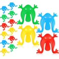 thumbnail image 1 of 16 piezas de rana saltadora de juguete para presionar con los dedos, ranas saltarinas de plástico, juguete de rana que rebota para regalos de fiesta de cumpleaños para niños (color aleatorio), 1 of 5