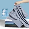 thumbnail image 4 of Men's Thin Ice Silk Short Sleeve T-Shirt - Quick Drying, Breathable, Skin-Friendly, Lightweight Nylon Spandex - Casual Sports - Sizes L-XXXXXL, 4 of 5