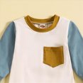 thumbnail image 4 of CAUYDY Baby Boy Gift Newborn Clothes 0 3 6 9 Months 1T 2T Preemie Long Sleeve Sleepwear Fall Winter Infant Boys Romper Toddler Pajamas Blue for Sizes 12-18 Months, 4 of 5