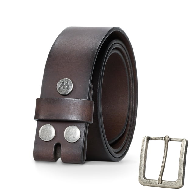Cinturón de cuero para hombre Wrangler con hebilla removible, casual