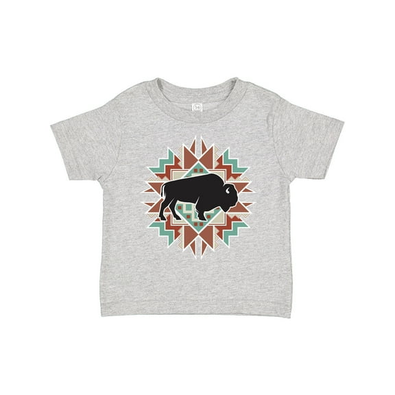 Inktastic Buffalo Cute Western Pattern Boys or Girls Toddler T-Shirt