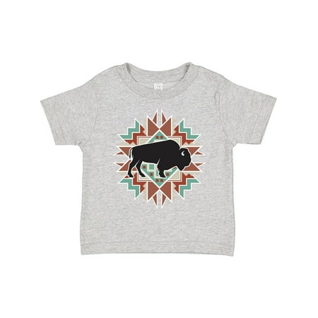 

Inktastic Buffalo Cute Western Pattern Gift Toddler Boy or Toddler Girl T-Shirt